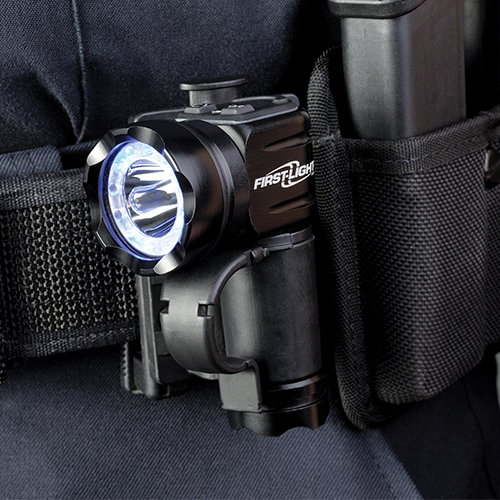 law enforcement light with belt mount