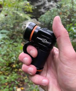 T-MAX PRO Tactical Flashlight being held to show how easily it fits within the hand.