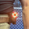 Belt mount with tactical flashlight
