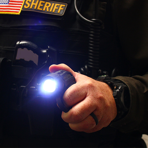 TORQ LE tactical flashlight for Law Enforcement Officers.
