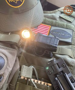 TORQ tactical flashlight with with mounts